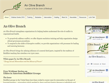 Tablet Screenshot of an-olive-branch.org